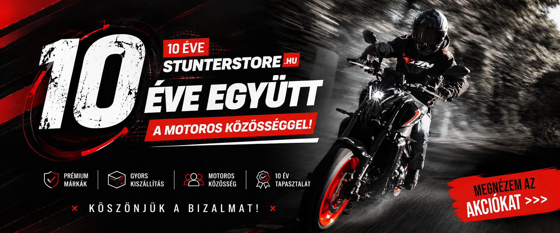 StunterStore Motorosbolt