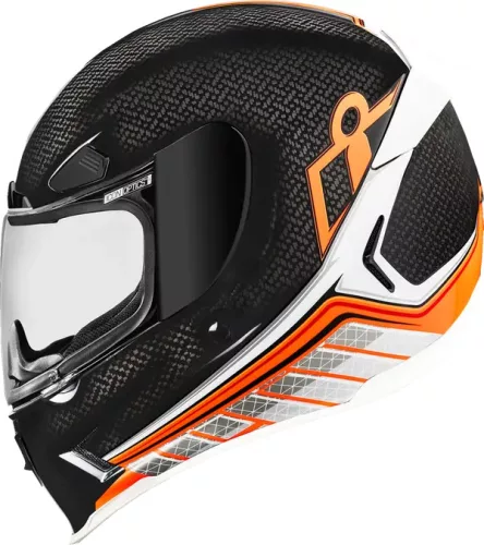 Icon AIRFRAME PRO CARBON Hyperstrike bukósisak | Black/Orange/Red