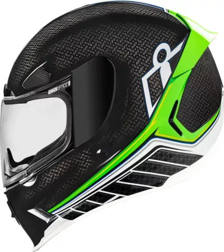 Icon AIRFRAME PRO CARBON Hyperstrike bukósisak | Black/Green