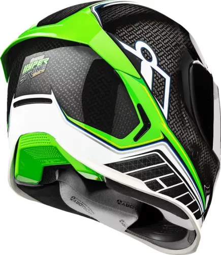 Icon AIRFRAME PRO CARBON Hyperstrike bukósisak | Black/Green