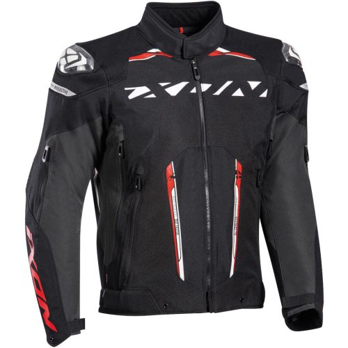 IXON BLASTER férfi motoros kabát | BLACK/WHITE/RED