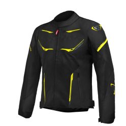 IXON STRIKER AIR Motoros Kabát | BLACK/ANTHRACITE/YELLOW