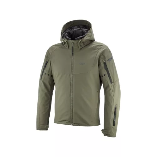 IXON BURNING vízálló férfi motoros kabát | KHAKI