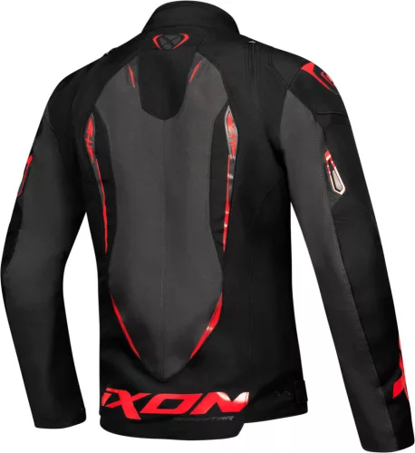 IXON ROADSTAR férfi motoros kabát | BLACK/ANTHRACITE/RED