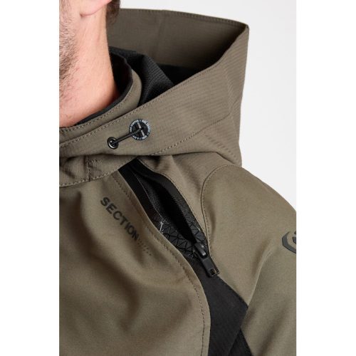 IXON SECTION férfi motoros kabát | KHAKI/BLACK