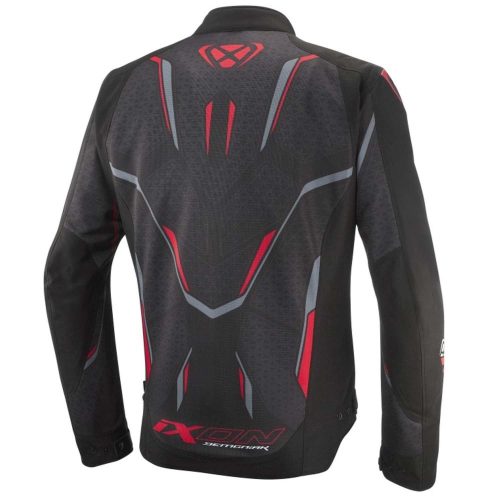IXON DEMONIAK férfi motoros kabát | BLACK/RED