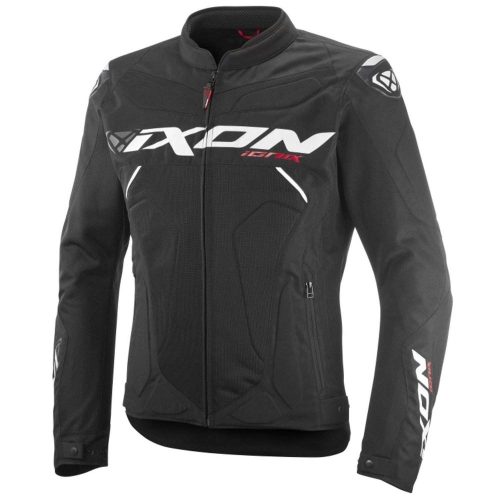IXON IONIX férfi motoros kabát | BLACK/WHITE