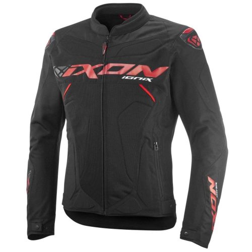 IXON IONIX férfi motoros kabát | BLACK/RED