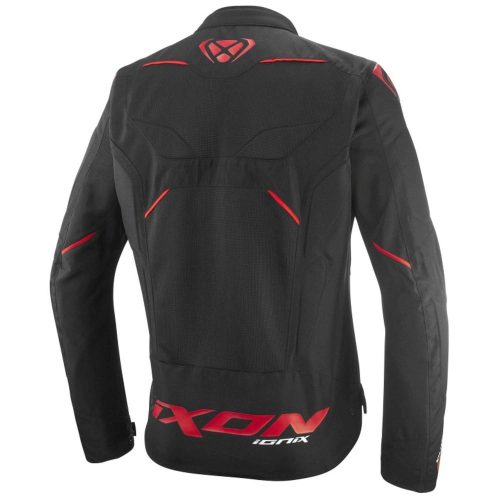 IXON IONIX férfi motoros kabát | BLACK/RED