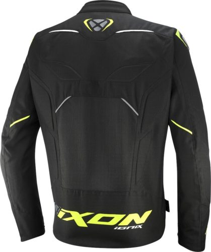 IXON IONIX férfi motoros kabát | BLACK/FLUO YELLOW
