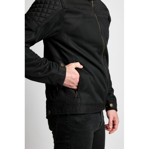 IXON OZCAN férfi motoros kabát | BLACK