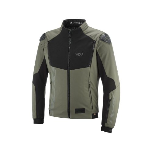IXON Pulsion WP vízálló férfi motoros kabát | BLACK/KHAKI