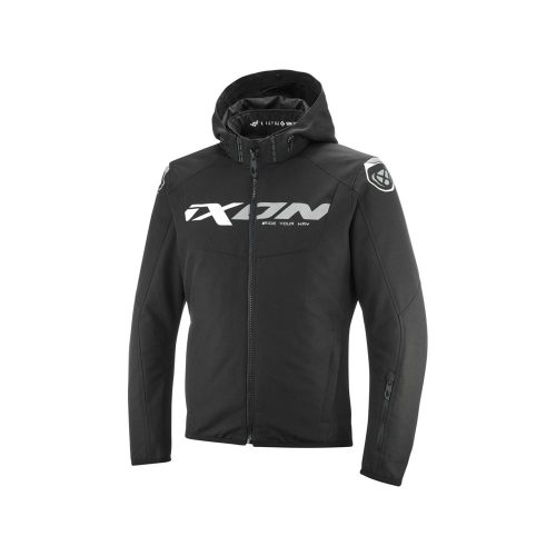 IXON Fierce WP vízálló férfi motoros kabát | BLACK/GREY/WHITE