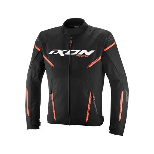 IXON STRIKER 2 WP vízálló motoros Kabát | BLACK/ORANGE