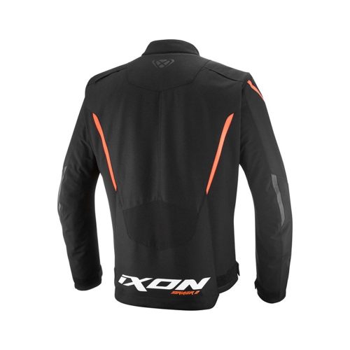 IXON STRIKER 2 WP vízálló motoros Kabát | BLACK/ORANGE