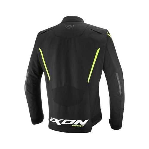 IXON STRIKER 2 WP vízálló motoros Kabát | BLACK/BRIGHT YELLOW