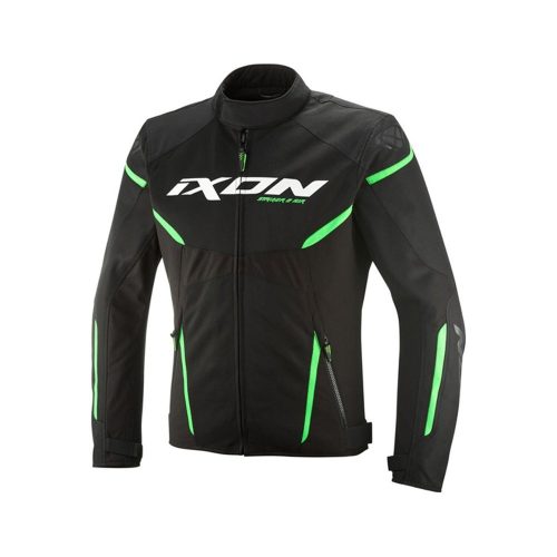 IXON STRIKER 2 AIR WP vízálló motoros Kabát | BLACK/GREEN