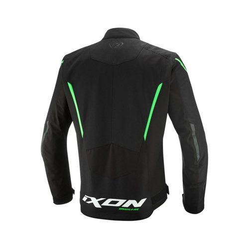IXON STRIKER 2 AIR WP vízálló motoros Kabát | BLACK/GREEN