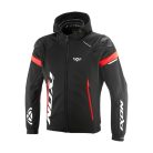 IXON PULSION AIR motoros Kabát | BLACK/WHITE/BRIGHT RED