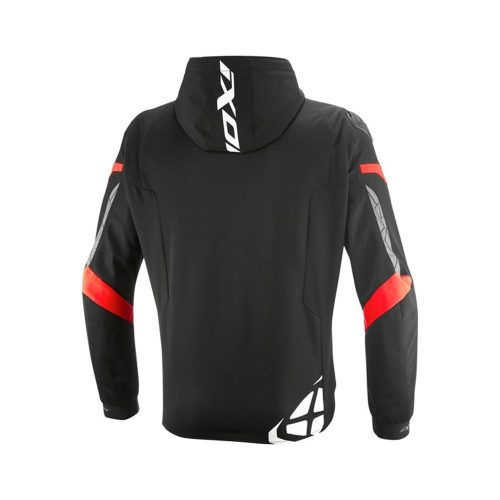IXON PULSION AIR motoros Kabát | BLACK/WHITE/BRIGHT RED