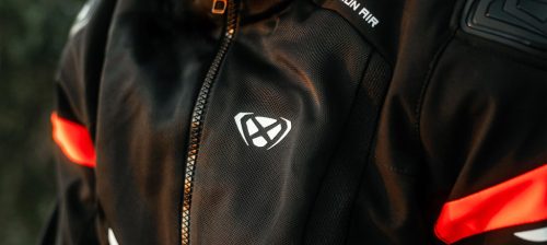 IXON PULSION AIR motoros Kabát | BLACK/WHITE/BRIGHT RED