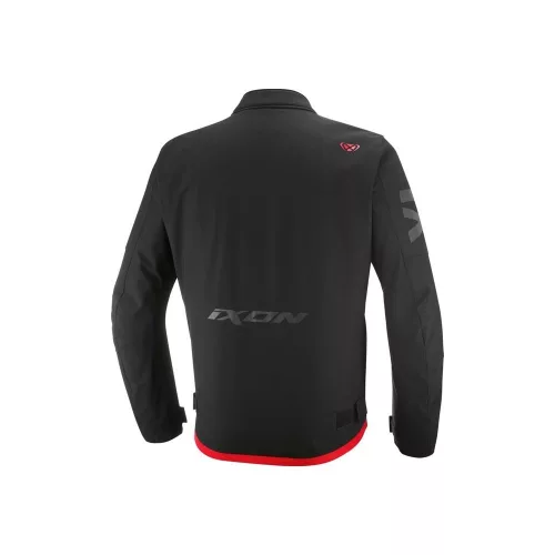 IXON COMBAT vízálló férfi motoros kabát | Black/Red/White