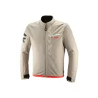 IXON COMBAT vízálló férfi motoros kabát | Sand/Bright Red