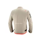IXON COMBAT vízálló férfi motoros kabát | Sand/Bright Red
