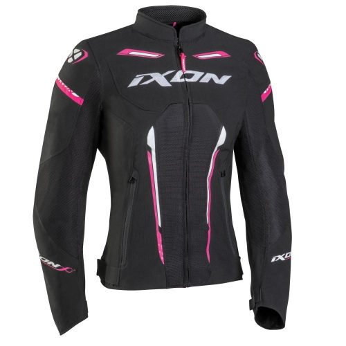 IXON STRIKER AIR WP vízálló Női motoros kabát | Black/White/Fushia