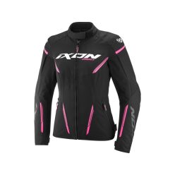   IXON STRIKER 2 WP Női vízálló Motoros Kabát | Black/Bright Pink