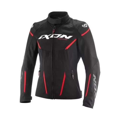 IXON STRIKER 2 AIR WP Női vízálló Motoros Kabát | BLACK/RED