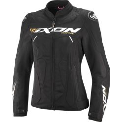 IXON Ionix lady Női motoros kabát | Black/white/gold