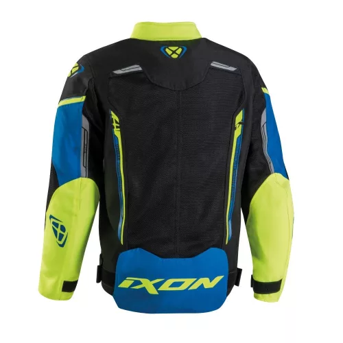 Ixon STRIKER AIR KID gyerek motoros textil kabát | BLACK/BLUE/YELLOW