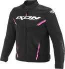 Ixon STRIKER 2 KID vízálló gyerek motoros textil kabát | BLACK/BRIGHT PINK