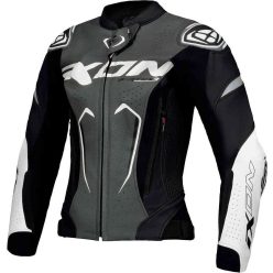   Ixon Vortex 3 női motoros bőrkabát | Black/Anthracite/White