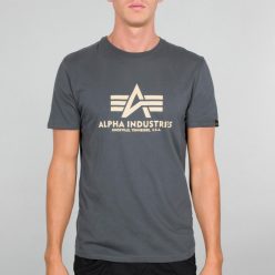 ALPHA INDUSTRIES Basic Férfi póló | szürke