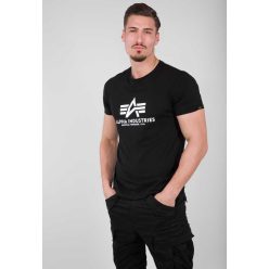 ALPHA INDUSTRIES Basic Férfi póló | fekete