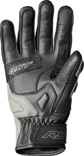 RST Stunt III CE motoros kesztyű bőr - Fekete / Szürke / Neon Green