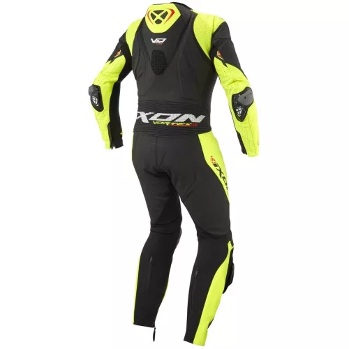 IXON VORTEX 3 egyrészes férfi bőrruha | BLACK/BRIGHT YELLOW