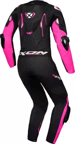 Ixon Vortex 3 női egyrészes bőrruha | Black/Pink/White