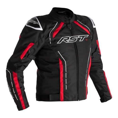 RST S-1 textil motoros kabát | Black/Red/White