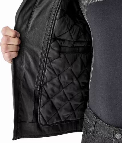 RST BRIXTON D3O Férfi motoros textil kabát | Black