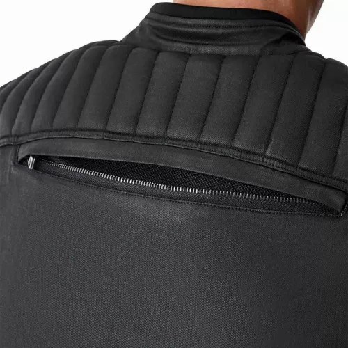 RST BRIXTON D3O Férfi motoros textil kabát | Black