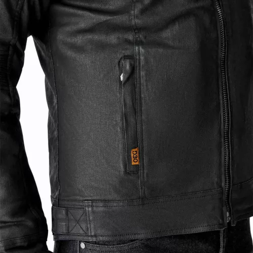 RST BRIXTON D3O Férfi motoros textil kabát | Black