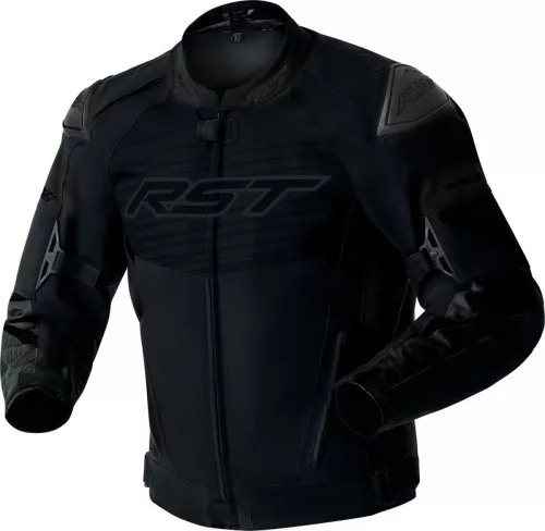 RST Tractech D3O Férfi vízálló motoros textil kabát | Black