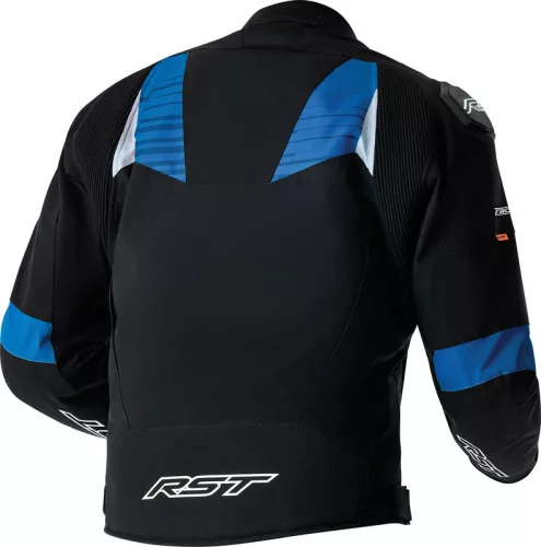 RST Tractech D3O Férfi vízálló motoros textil kabát | Black/Blue