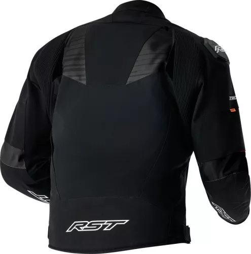 RST Tractech D3O Férfi vízálló motoros textil kabát | Black/White