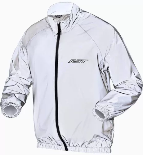RST Night Rider Waterproof Reflective esőkabát - Silver