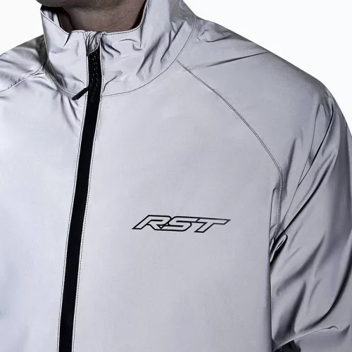 RST Night Rider Waterproof Reflective esőkabát - Silver