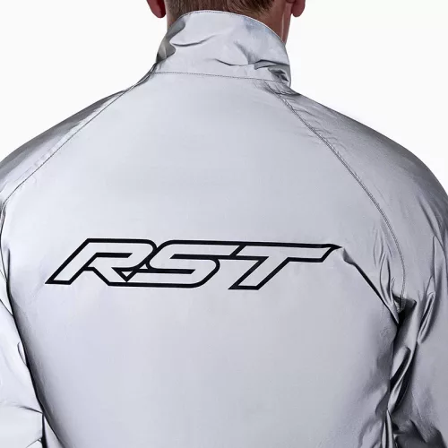 RST Night Rider Waterproof Reflective esőkabát - Silver